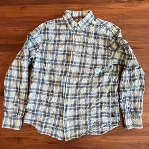 Rumpled Lawn Ultralight Shirt (l)- Mint Green